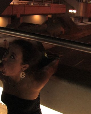 Slave beauty throat fucked in a subway station at night #72184454