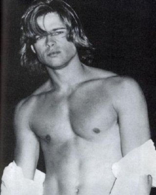 Sexy Hollywood hunk Brad Pitt nude #76966366