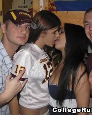 Awesome College Babe Gangbang Party At My College Dorm