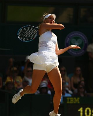 Maria Sharapova Flashing Her White Panties At The Wimbledon