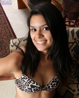 Horny Latina Selena Garcia toys her juicy nice pussy #67146209