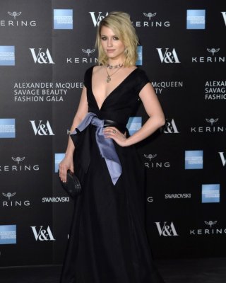 Dianna Agron Nipple Slip In A Low Cut Black Dress While Arriving At Alexander Mc