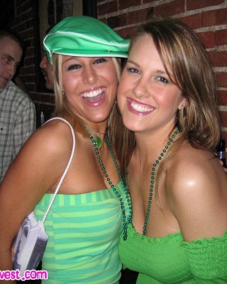 Melissa Celebrating St. Patricks Day