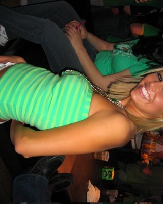 Melissa Celebrating St. Patricks Day