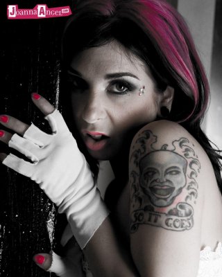 Pictures Of Joanna Angel Giving You Some B&w Gothic Glam