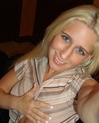 Amateur Blonde Coed Shares Some Super Hot Selfies Of Her Boobs