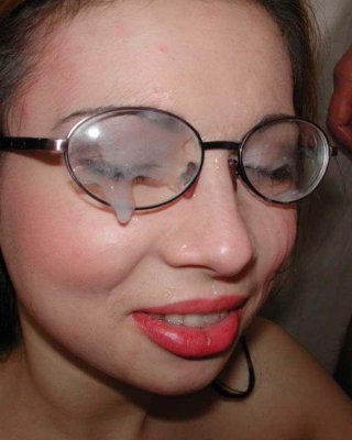 Pictures Of A Girlfriend Getting Jizzed On Her Glasses