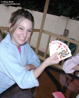 Pictures Of Teen Model Stacy Bride Playing Strip Poker With Her Friends