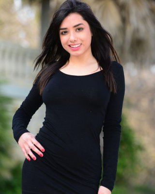 Zoe Martinez strips off her tight black dress to masturbate for you #60204775