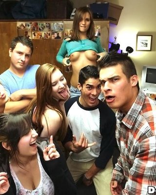 Pictures Of Hot College Coeds Getting Wild And Having Sex In The Dorm