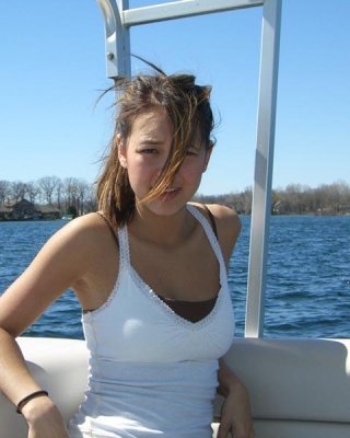 Pictures Of Bailey's Room Topless On A Boat