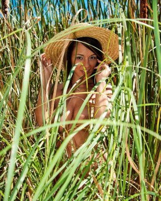 Pictures of teen chick Nikki dressed as a hot farmer #59791583