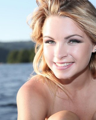 Beautiful Blonde Hottie Malinda A Strips Naked In "Summer On A Boat"