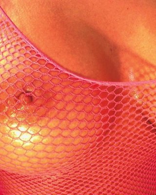 Xogisele reibt ihren heißen Körper mit heißem Öl ein und zieht ihren engen Netz-Bodysuit aus
 #59098975