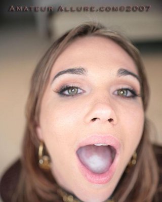 Gorgeous Teen Babe Blows Cock And Eats Huge Cumshot