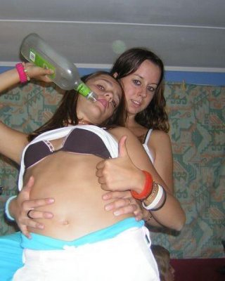 Crazy Wild College Coeds Get Naughty While They Party