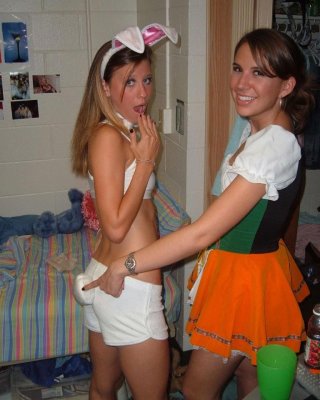 Crazy Wild College Coeds Get Naughty While They Party