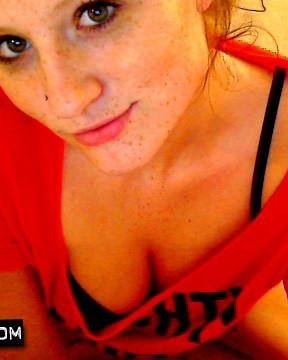 Brunette Girl Freckles 18 Gets Naughty On Her Webcam Show