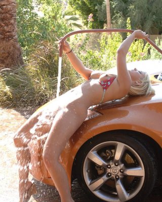 Pictures Of Alison Angel And Lia 19 Washing Their Cars In Bikinis