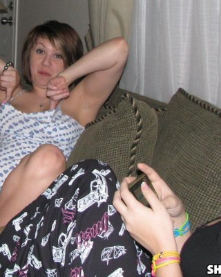 Naughty emo GF has some fun with her friend on vacation #60796466