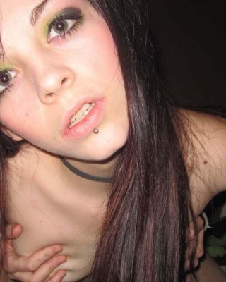 Nice Hot Compilation Of A Sultry Gothic Babe's Selfpics