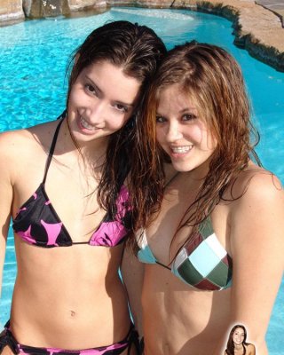 Teen Topanga And Chloe 18 Invite You To Join Them For A Hot Shower