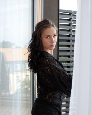 Brunette babe Diana G gets completely naked just for you #55808159