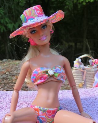 11 Barbie Sunbathing (Doll)