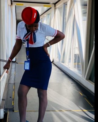 Evodie French African Air Hostess