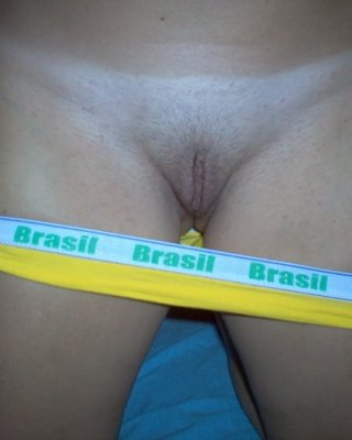 Brazilian Girlfriend Showing Her Big Pussy