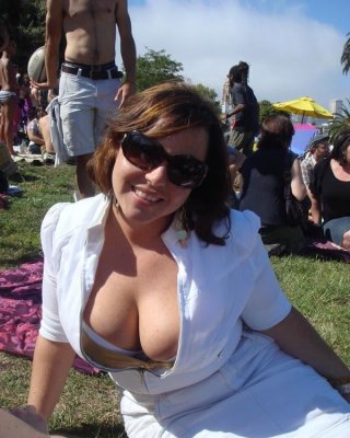 Cleavage downblouse & nipple peeks Sammlung vol. 43
 #100341242