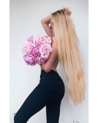 Long Hair Russian Beautiful Girl