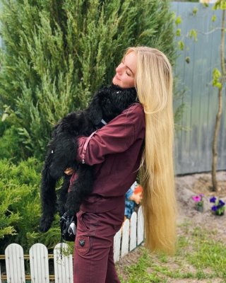 Long Hair Russian Beautiful Girl