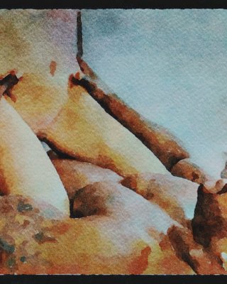 Erotic Digital Watercolor 13