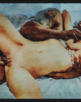 Erotic Digital Watercolor 13