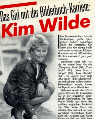 80&#039;s Disco Style: Kim Wilde