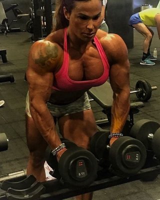 Cristina Arellano! Pretty Masculine Muscled Girl!