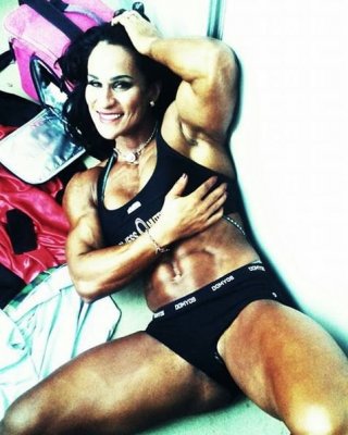 Cristina Arellano! Pretty Masculine Muscled Girl!