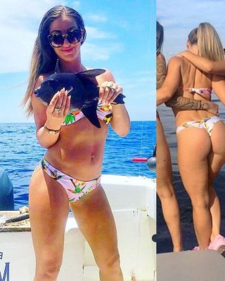 Sarah schleppt Arsch-Tanga-Bikini für Masterbational
 #88578167