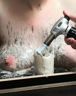 The Tit Torture Device - Extrem Hot Candle Wax Part 2