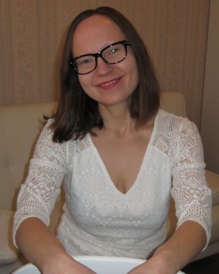 My Finnish Friends Wife In Glasses And White