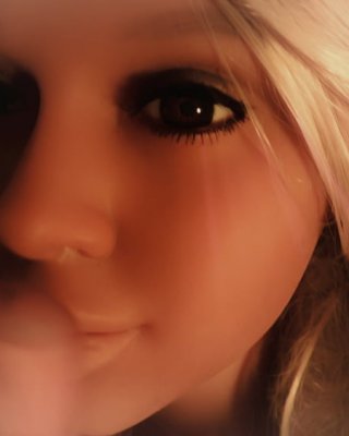 Hot Blonde Real Doll gets fantastic Facial #106897821