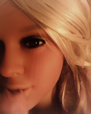 Hot Blonde Real Doll gets fantastic Facial #106897823