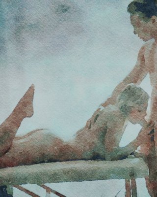 Erotic Digital Watercolor 56