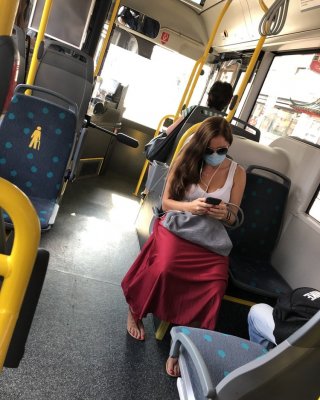 Huge Tits In Frankfurter Bus Line 39