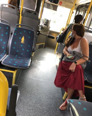 Huge Tits In Frankfurter Bus Line 39