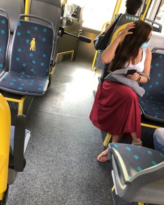 Huge Tits In Frankfurter Bus Line 39