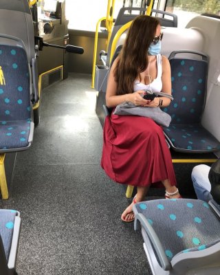 Huge Tits In Frankfurter Bus Line 39