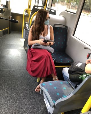 Huge Tits In Frankfurter Bus Line 39