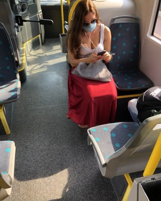 Huge Tits In Frankfurter Bus Line 39